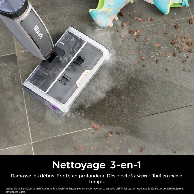 Shark Steam Pickup : Nettoyeur 3-en-1 Compact & Ultra-Léger